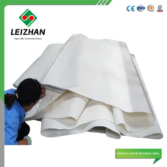 Papermaking Machine Wool Nylon Mg Single Double Layer Seamless Press Felt